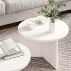 Salontafel 2 Pcs 49 X 49 X 28 Cm Massief Grenenhout