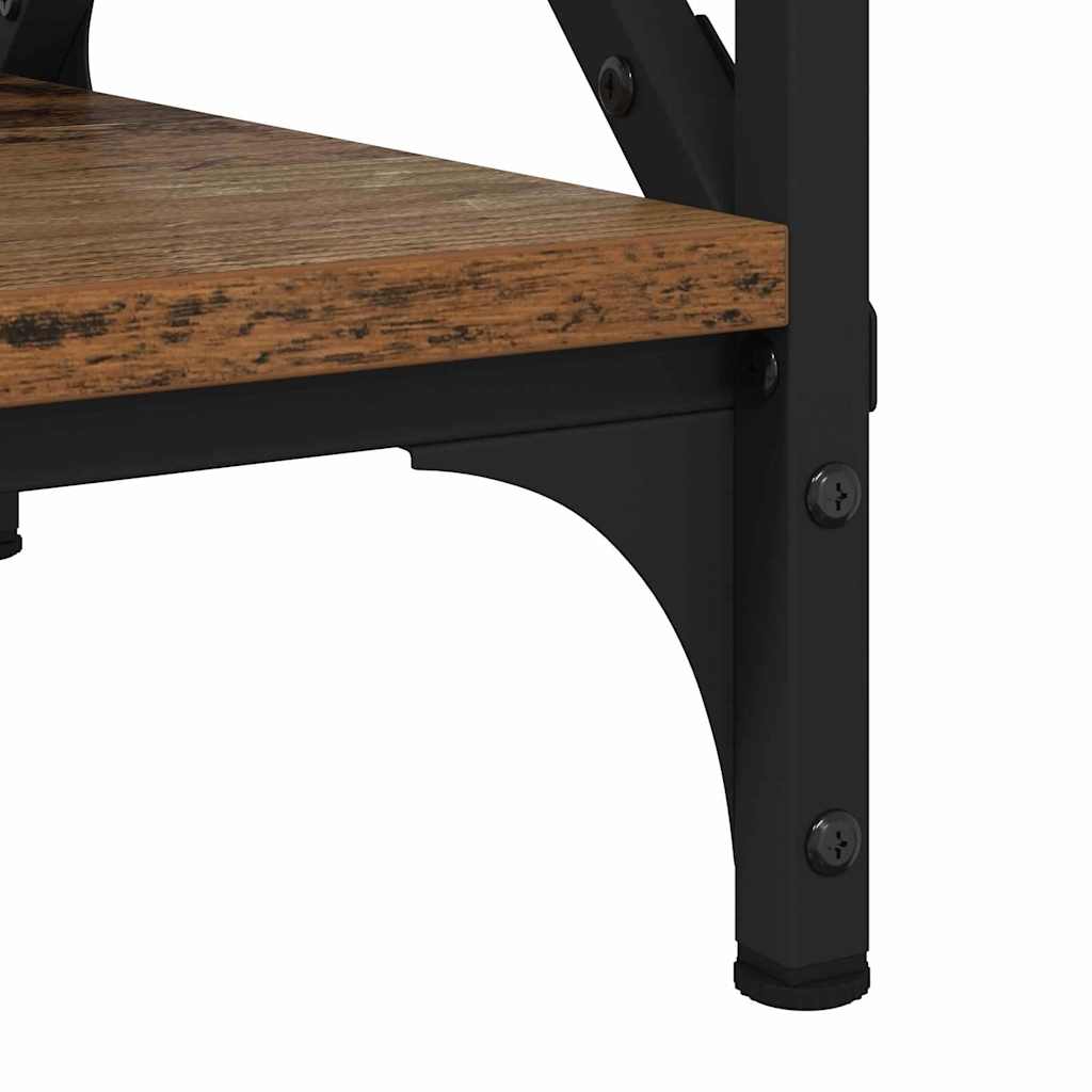 Salontafel 80 X 45 X 45.5 Cm Bewerkt Hout