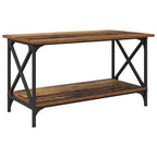 Salontafel 80 X 45 X 45.5 Cm Bewerkt Hout