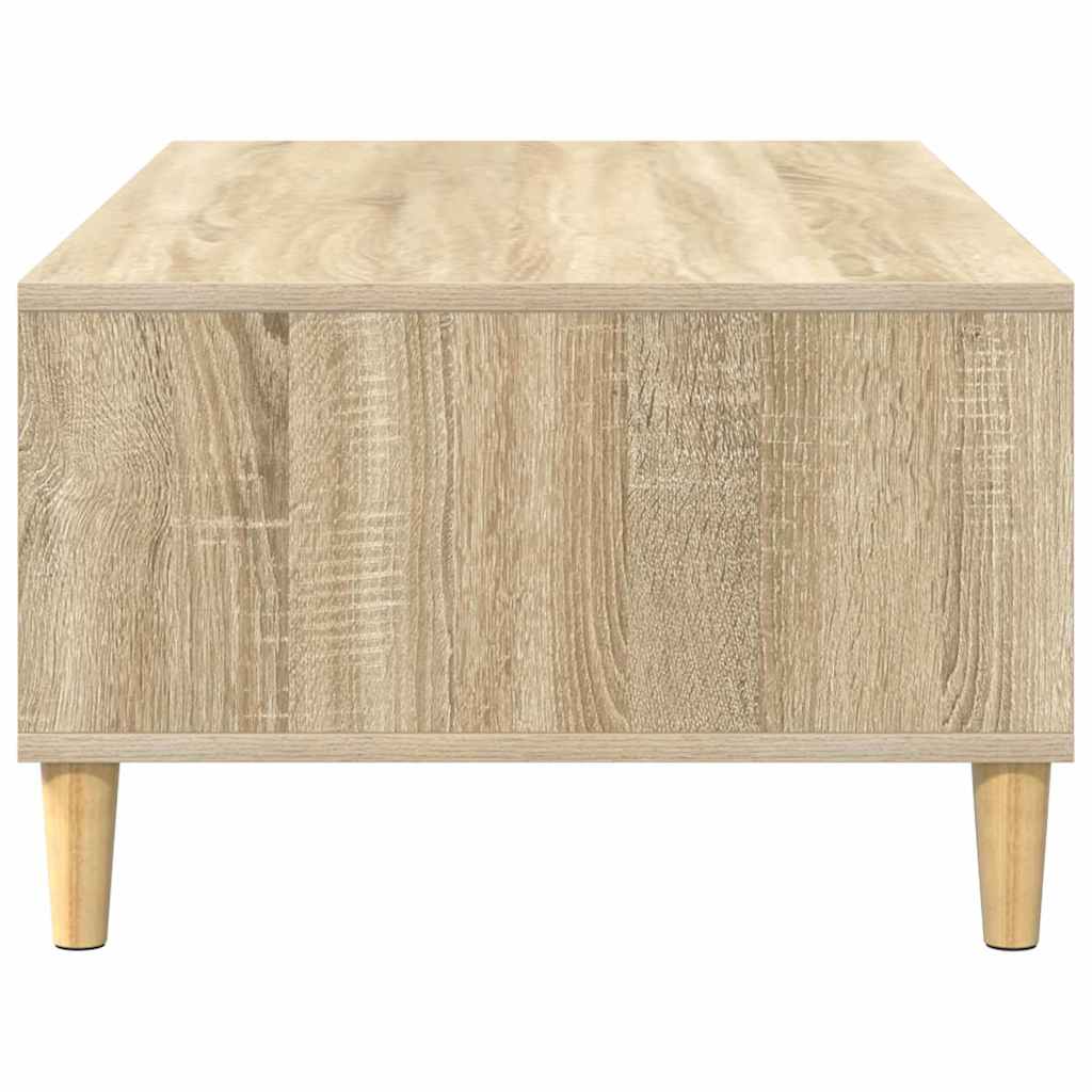 Salontafel 103.5 X 60 X 35 Cm Bewerkt Hout