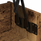 Salontafel 102 X 50 X 52.5 Cm Bewerkt Hout