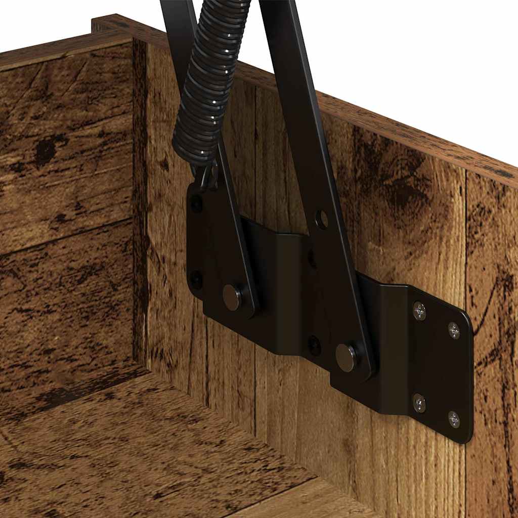 Salontafel 102 X 50 X 52.5 Cm Bewerkt Hout
