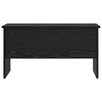 Salontafel Zwart Eiken 80 X 50,5 X 42,5 Cm Bewerkt Hout