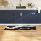 Keuken Mat Other Fluweel Golfpatroon