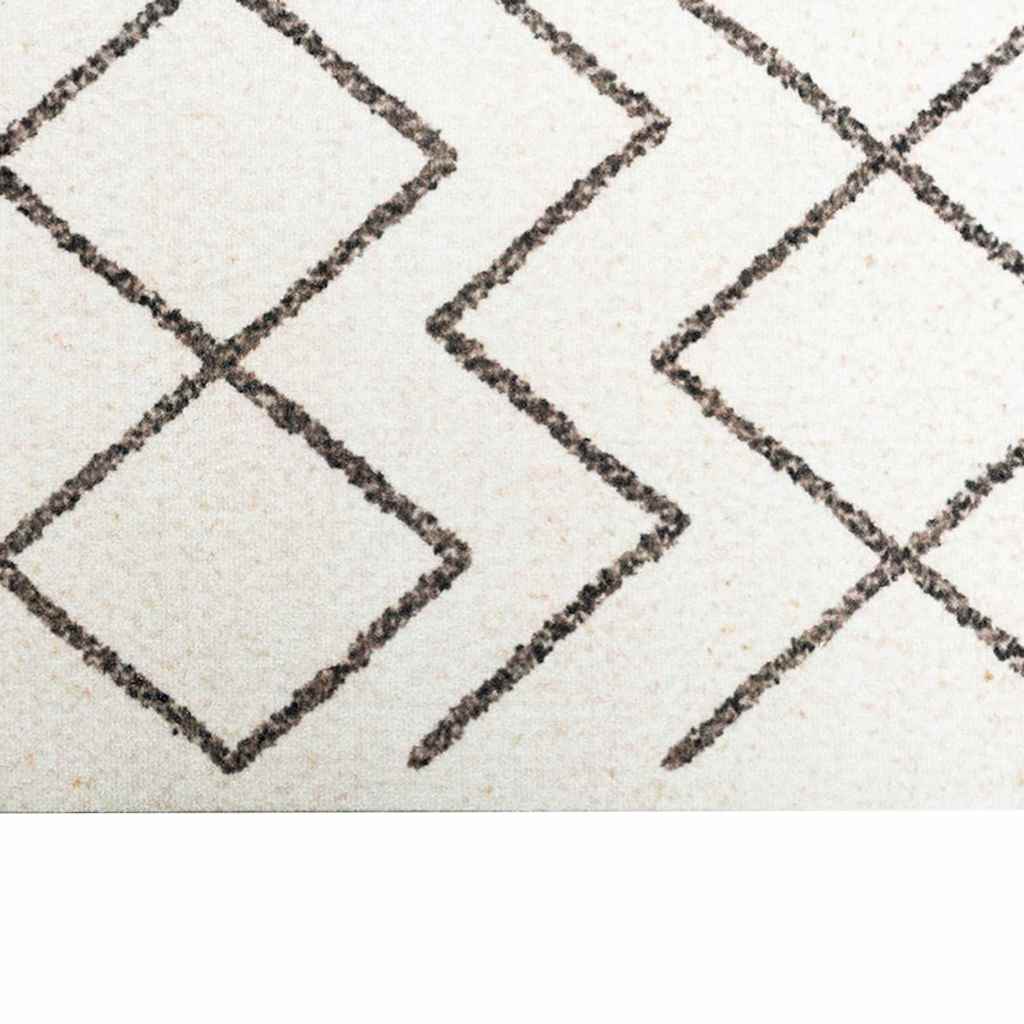 Keuken Mat Geometric Fluweel Geometrisch