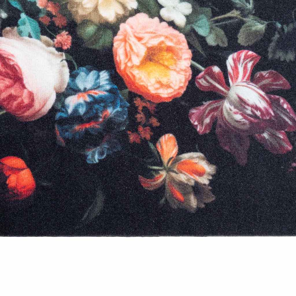 Keuken Mat Floral Fluweel Bloemen