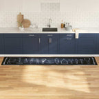 Keuken Mat Toile Zwart 300 X 60 Cm Fluweel Chef's Ruimte