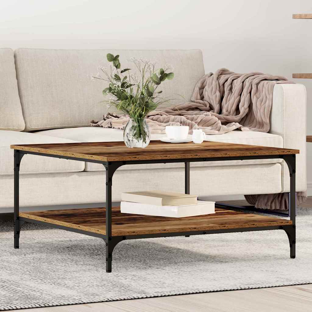 Salontafel Bewerkt Hout Kleurig