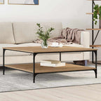 Salontafel Bewerkt Hout Kleurig