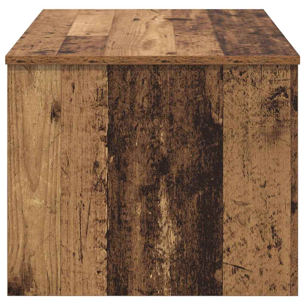 Salontafel Oud Hout 80 X 50,5 X 41,5 Cm Bewerkt Hout