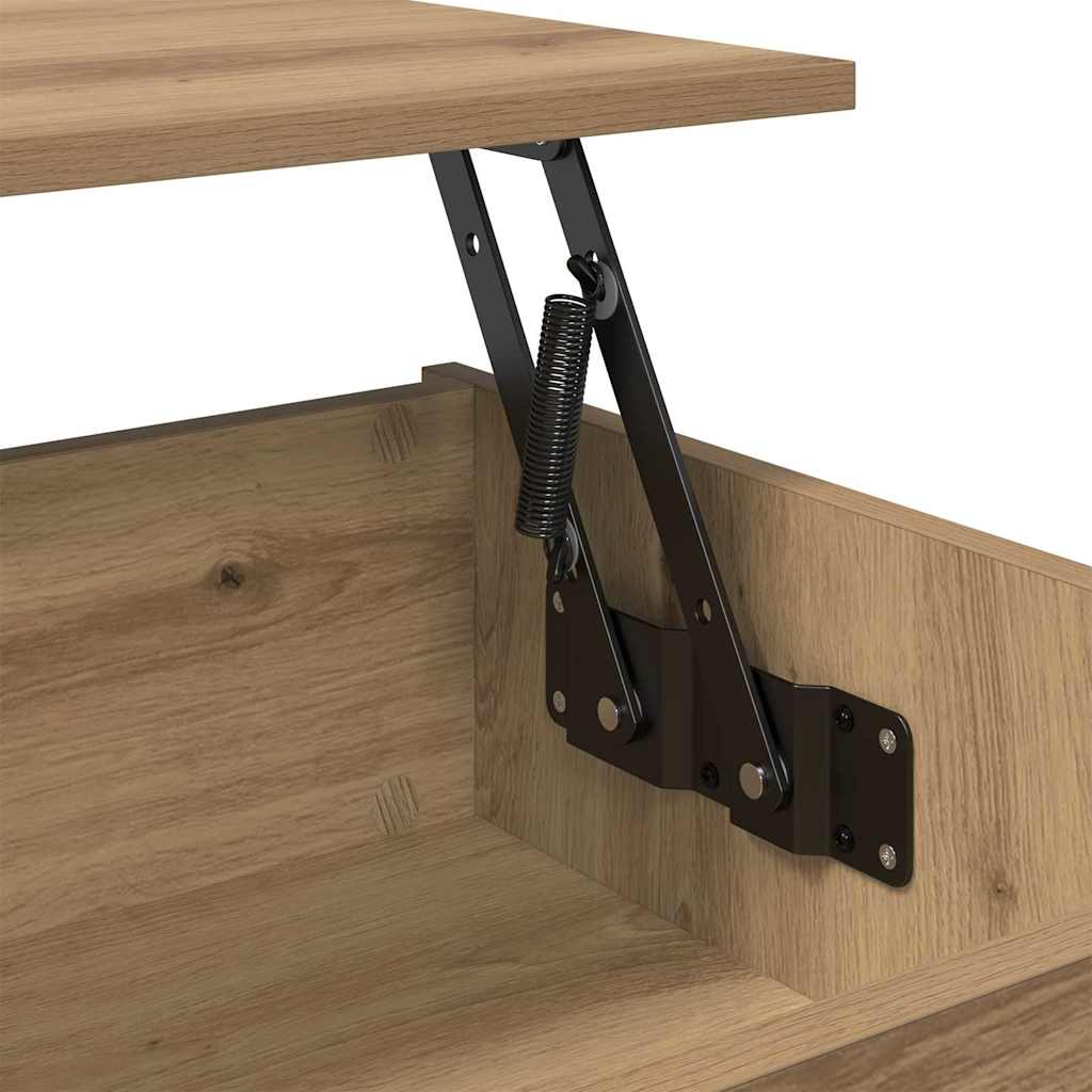 Salontafel Artisanaal Eikenkleurig 80 X 50,5 X 41,5 Cm