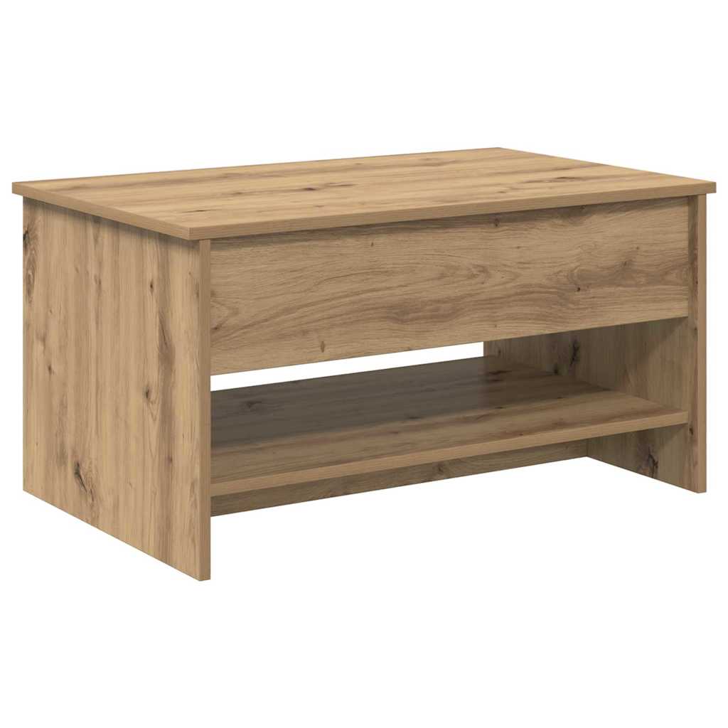 Salontafel Artisanaal Eikenkleurig 80 X 50,5 X 41,5 Cm