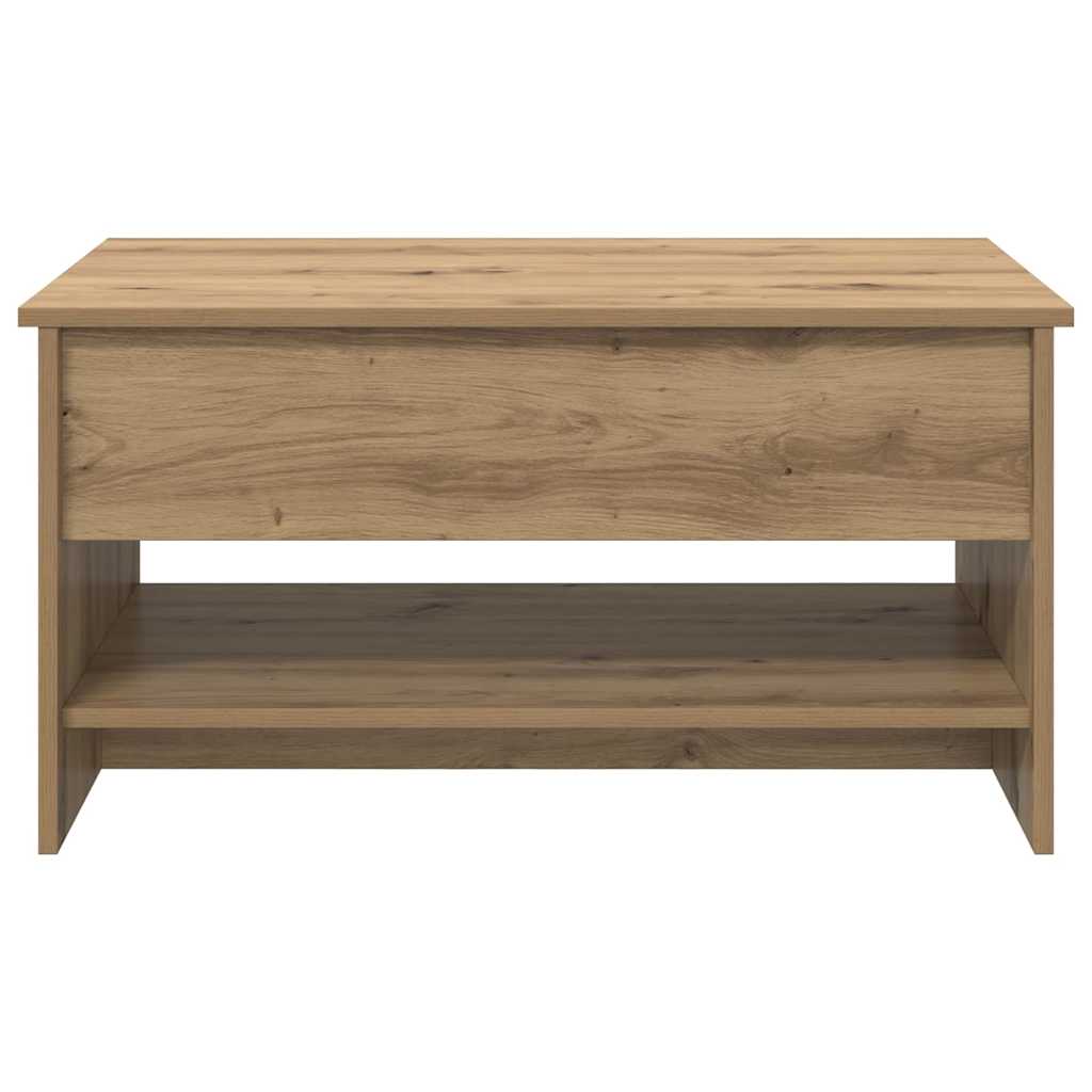 Salontafel Artisanaal Eikenkleurig 80 X 50,5 X 41,5 Cm