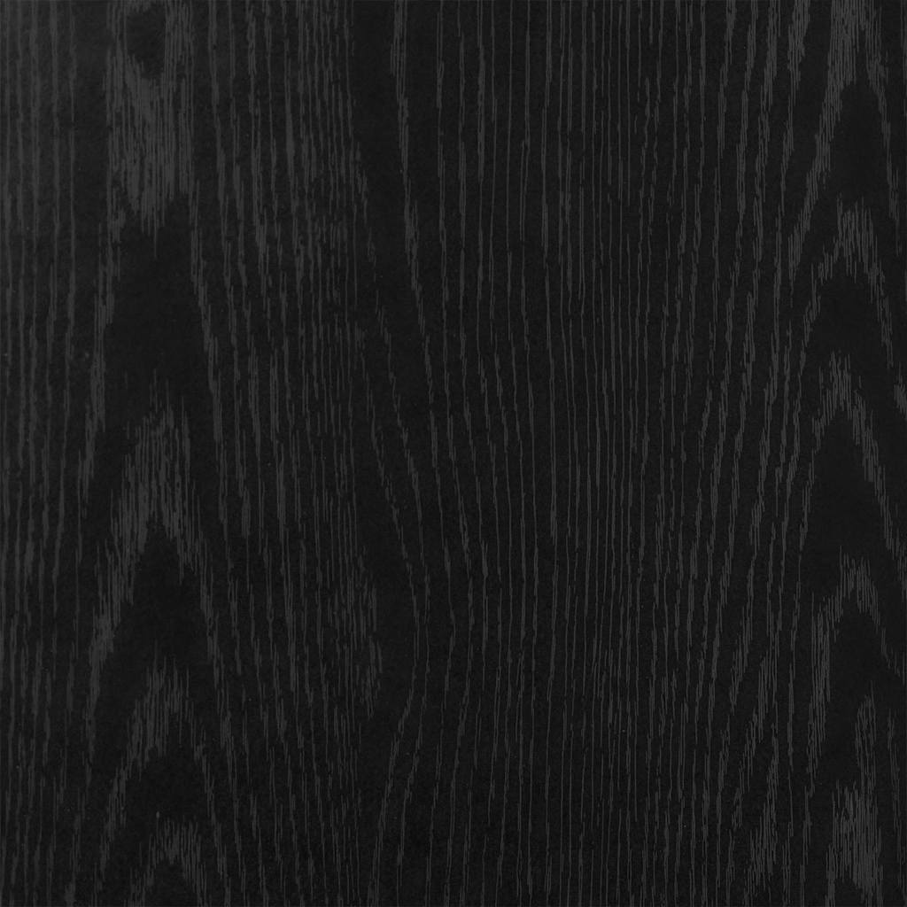 Salontafel Zwart Eiken 80 X 50,5 X 41,5 Cm Bewerkt Hout