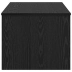 Salontafel Zwart Eiken 80 X 50,5 X 41,5 Cm Bewerkt Hout