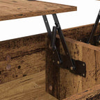 Salontafel Oud Hout 102 X 50,5 X 46,5 Cm Bewerkt Hout