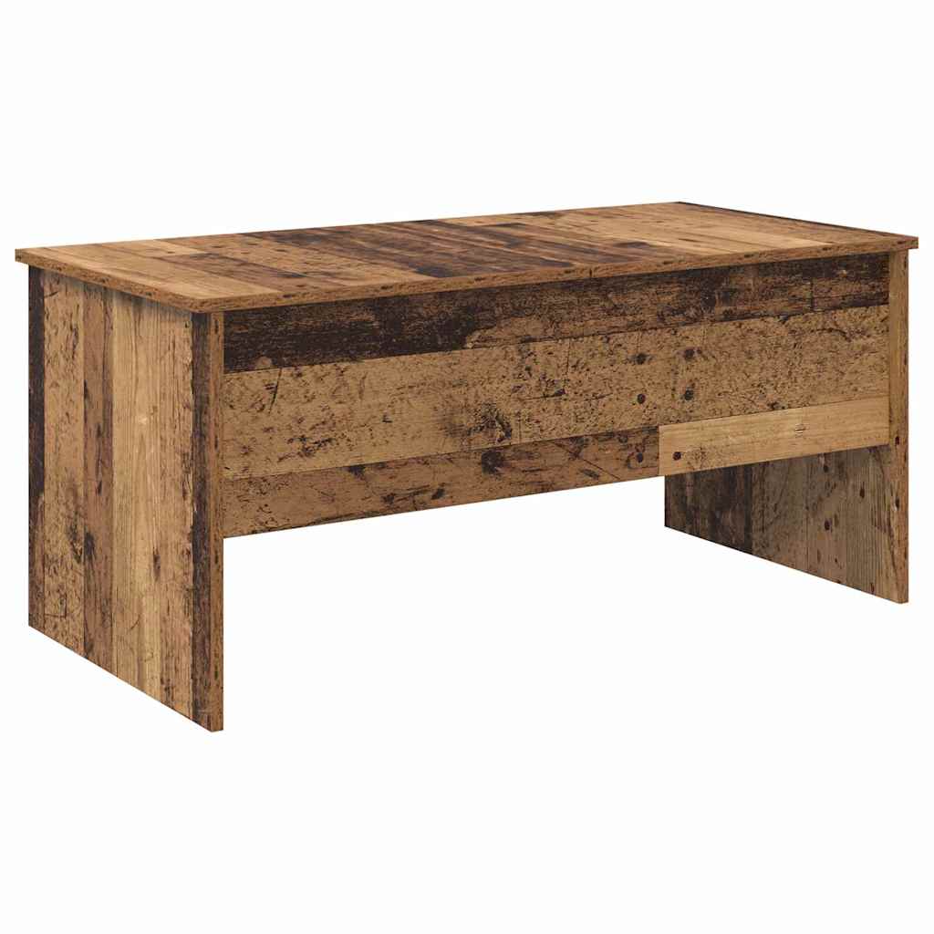 Salontafel Oud Hout 102 X 50,5 X 46,5 Cm Bewerkt Hout
