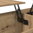 Salontafel Artisanaal Eikenkleurig 102 X 50,5 X 46,5 Cm