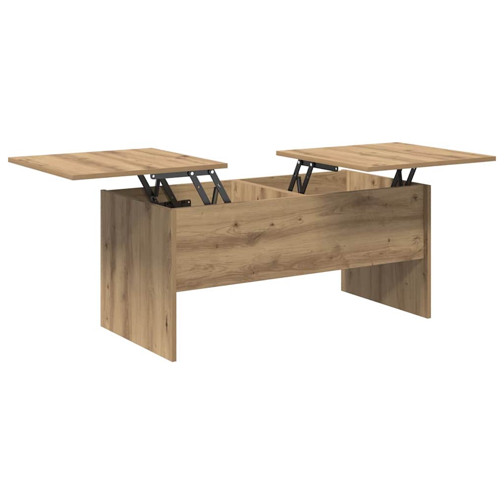 Salontafel Artisanaal Eikenkleurig 102 X 50,5 X 46,5 Cm