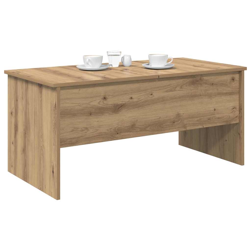 Salontafel Artisanaal Eikenkleurig 102 X 50,5 X 46,5 Cm