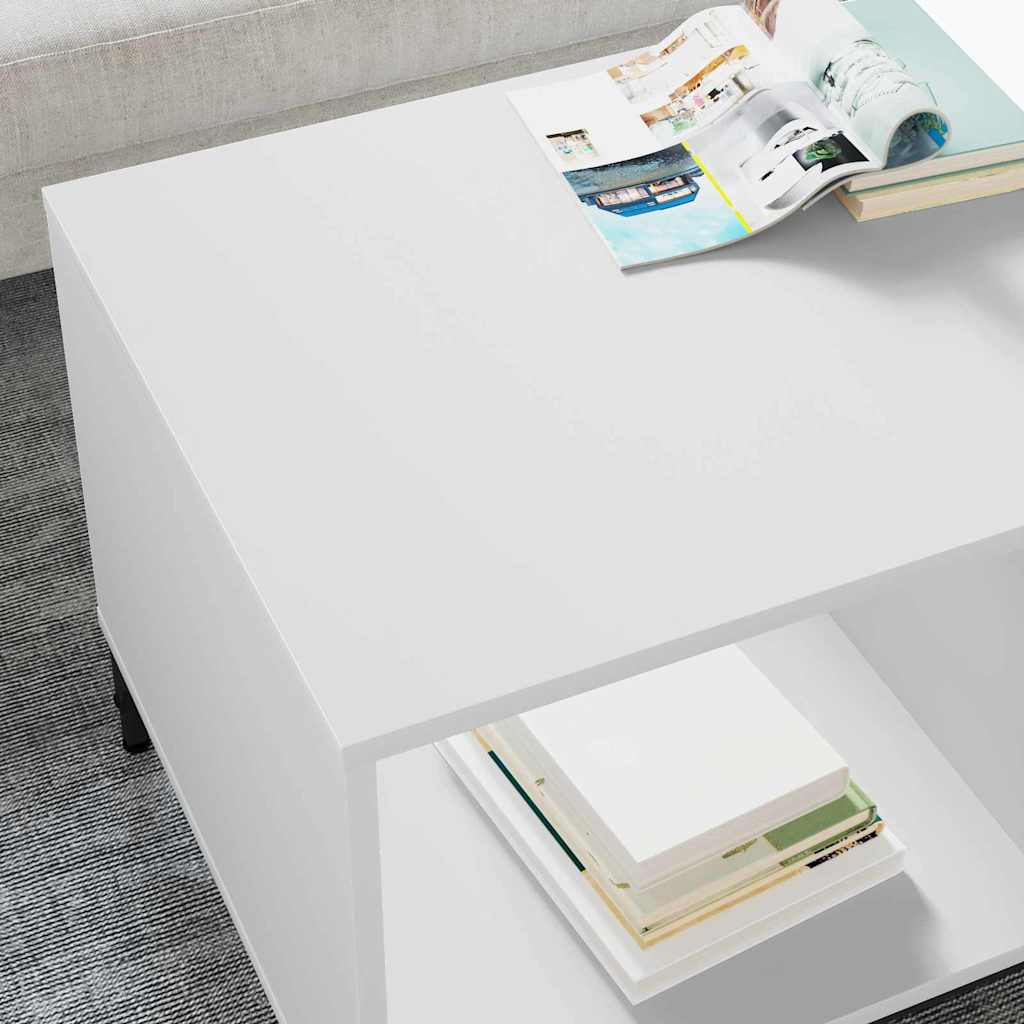 Salontafel 90 X 49 X 46 Cm Bewerkt Hout