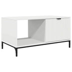 Salontafel 90 X 49 X 46 Cm Bewerkt Hout