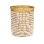 Mand De Pandan Mand #1 – handgemaakt van pandan in natuurlijk wit