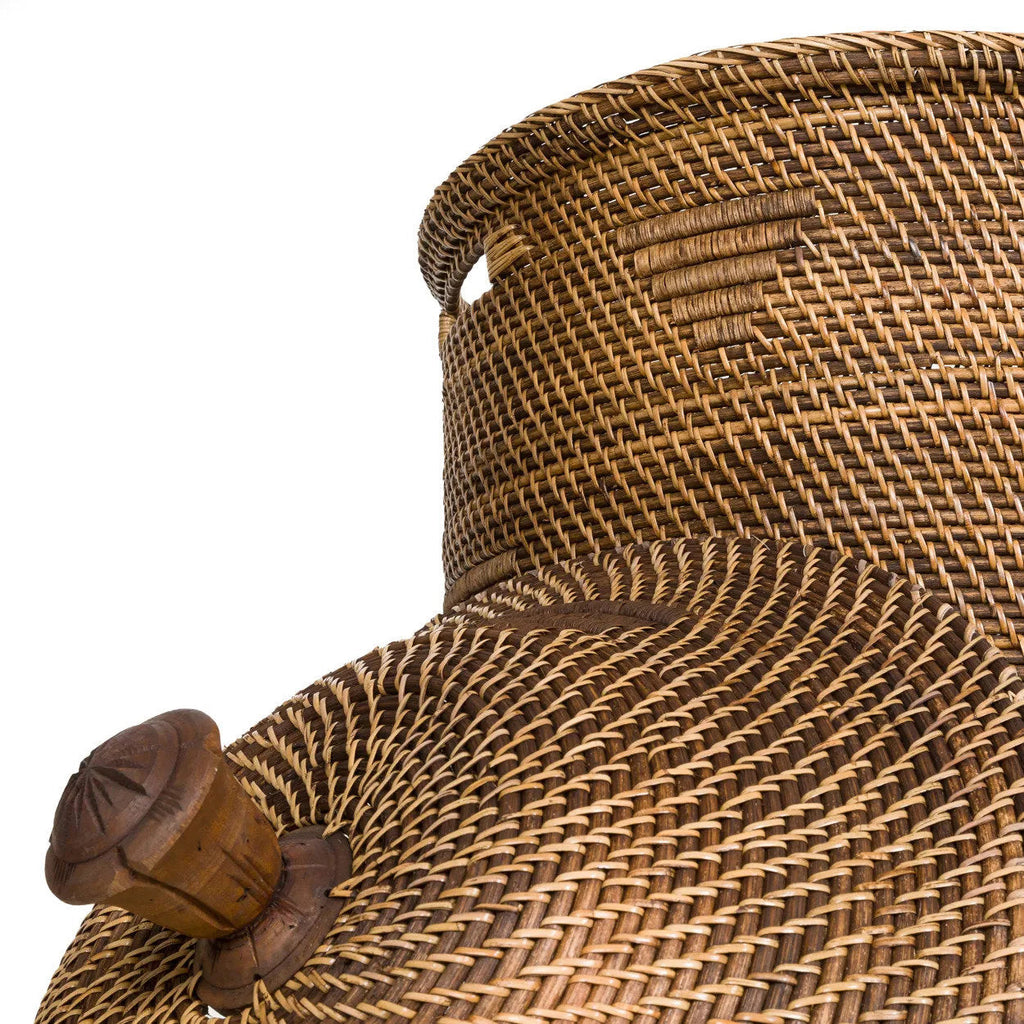 The Colonial Laundry Basket - Natural Brown - Large
