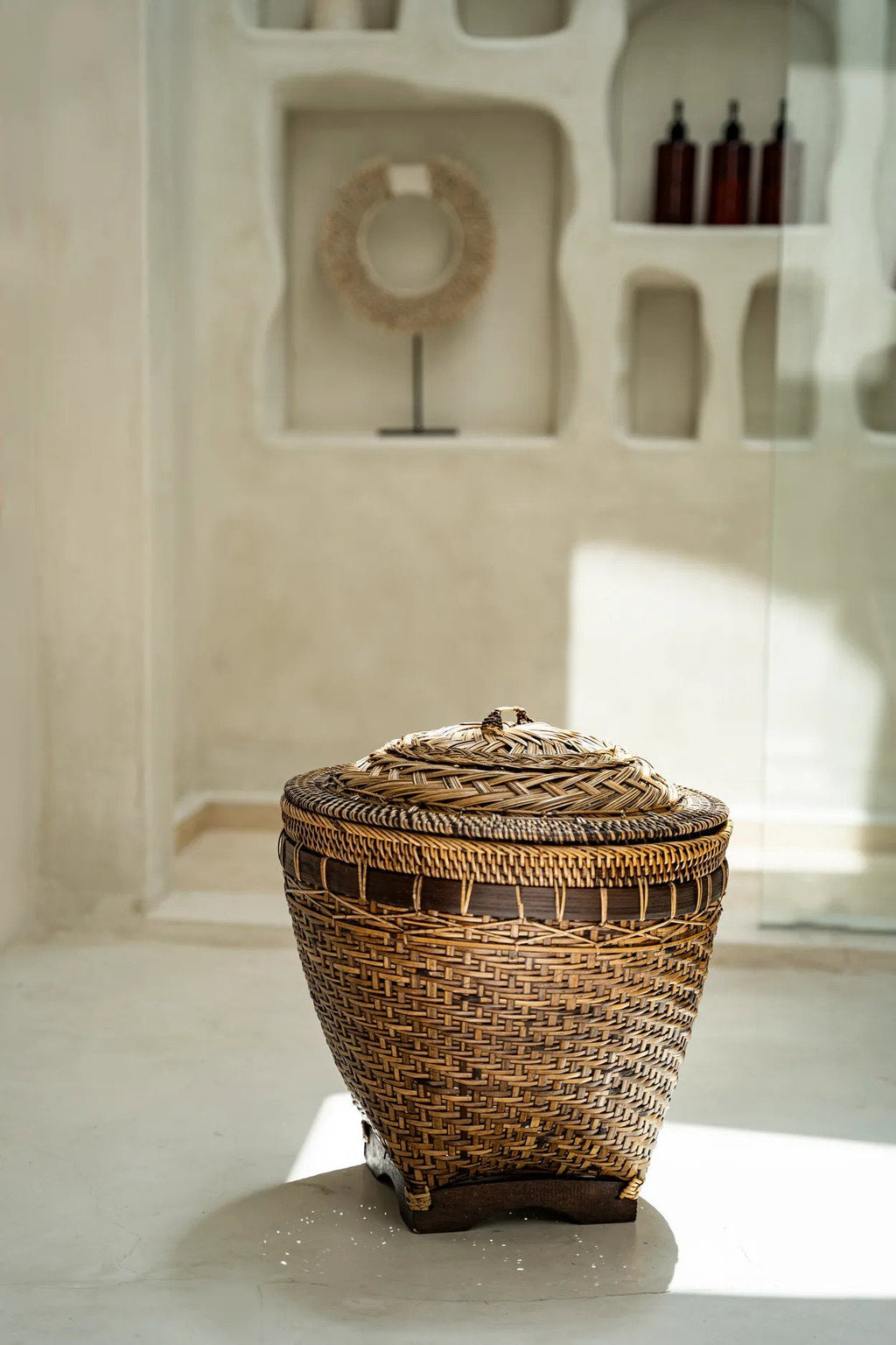 The Colonial Storage Basket - Natural Brown - Large