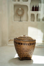 The Colonial Storage Basket - Natural Brown - Large