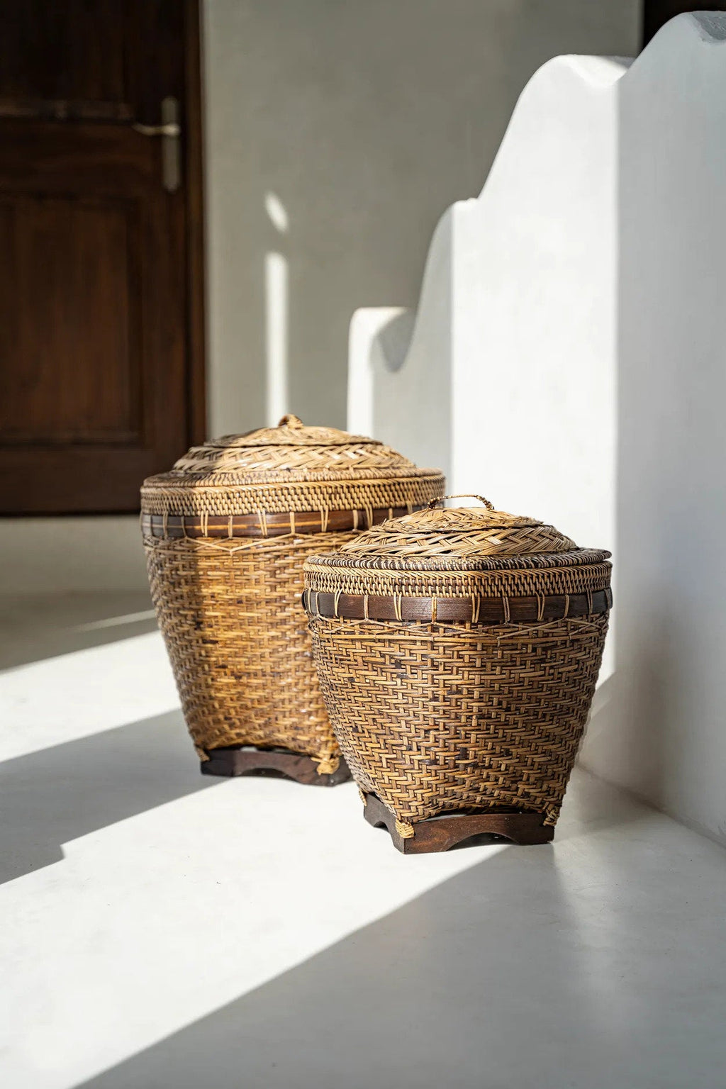 The Colonial Storage Basket - Natural Brown - Large