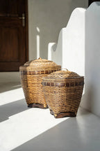 The Colonial Storage Basket - Natural Brown - Large