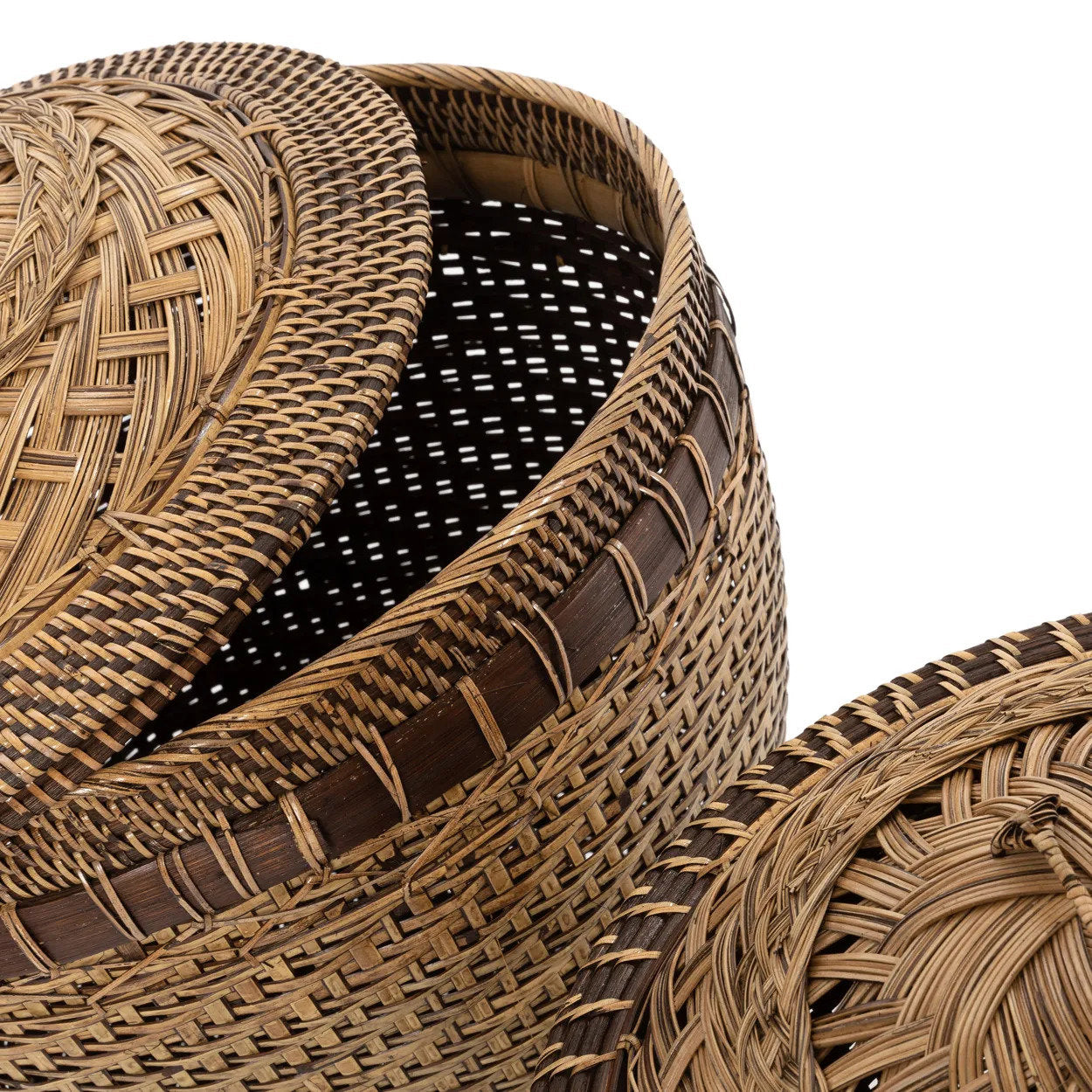 The Colonial Storage Basket - Natural Brown - Large