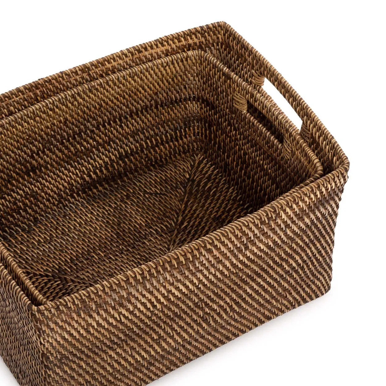 The Colonial Magazine Basket - Natural Brown - Large
