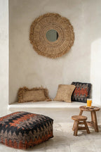 The Raffia Cushion Cover - Rectangular - Natural - 30x50