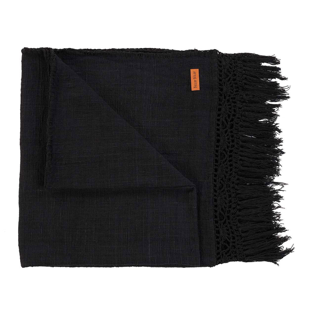 Plaid / Bedspread - Black