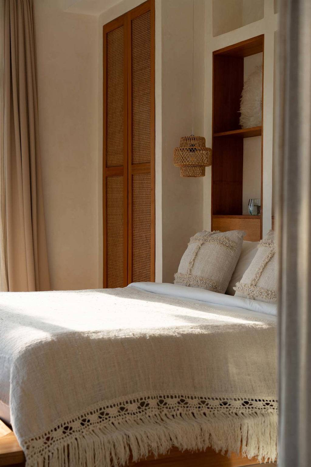 Bedsprei Gypsy – zachte textiel in natuurlijke bohemien stijl