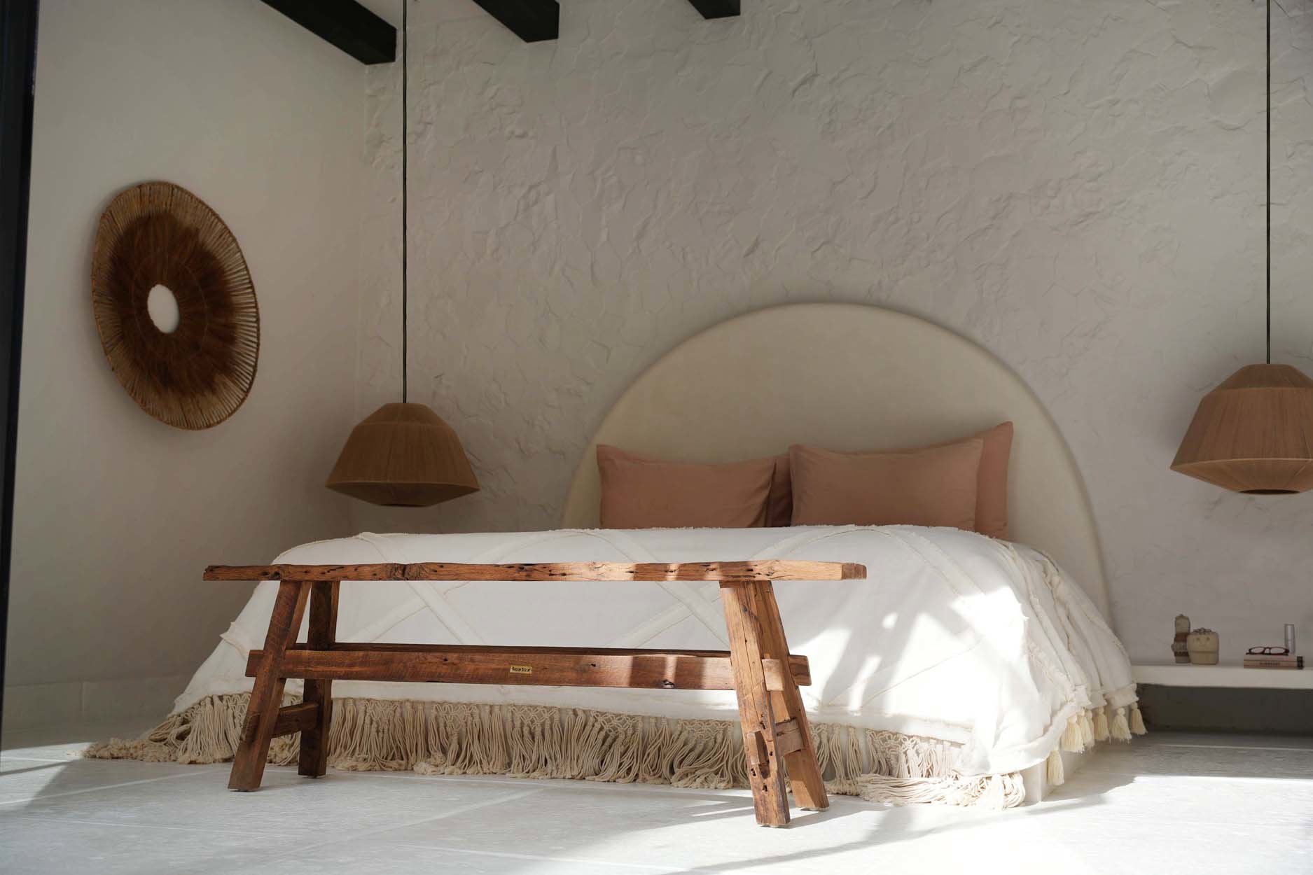 Bedsprei De Berber – katoen in natuurlijke tinten