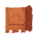 Bedsprei De Berber – 100% katoen in terracotta