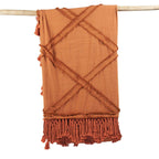 Bedsprei De Berber – 100% katoen in terracotta