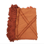 Bedsprei De Berber – 100% katoen in terracotta