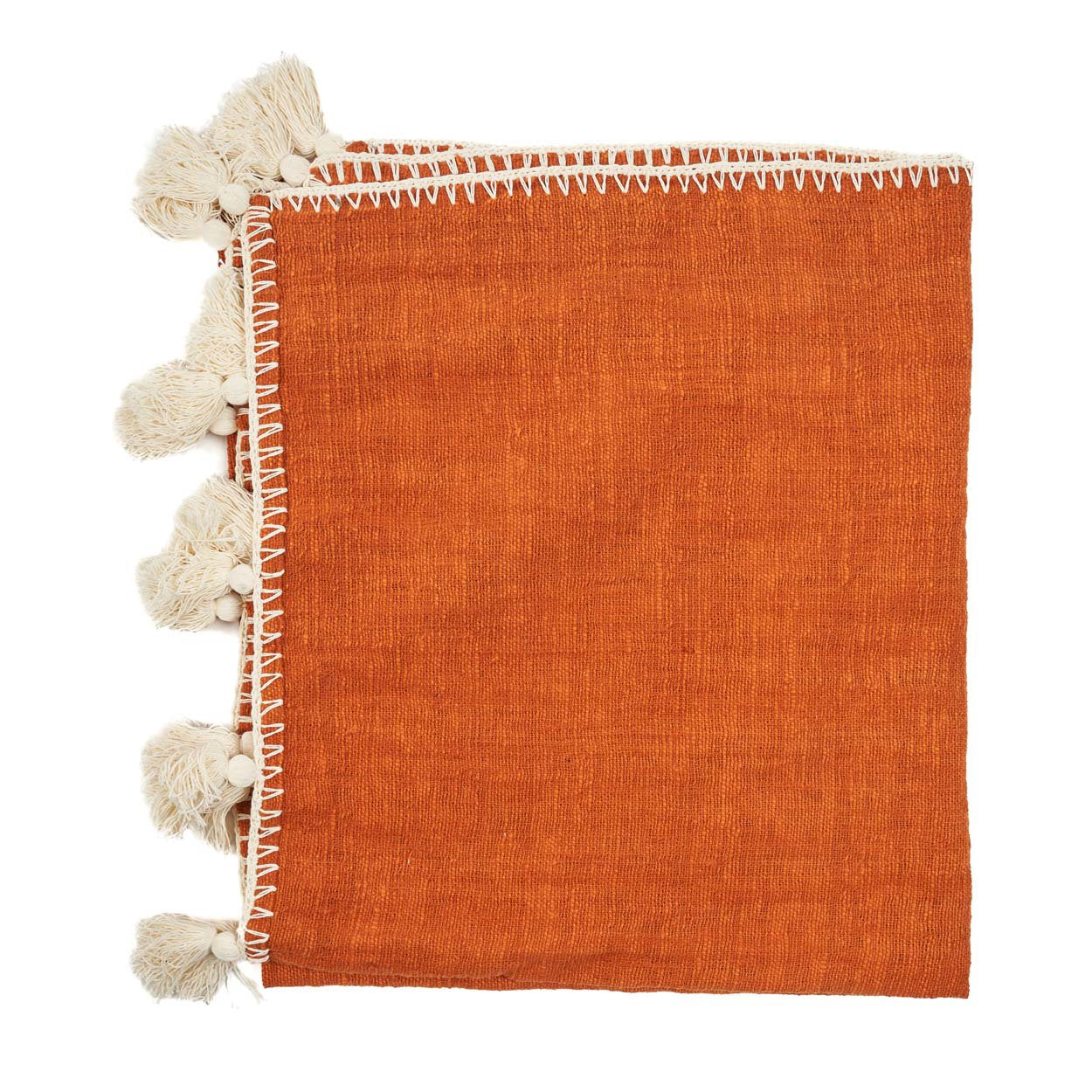 Bedsprei Stitch – 100% katoen in terracotta tint