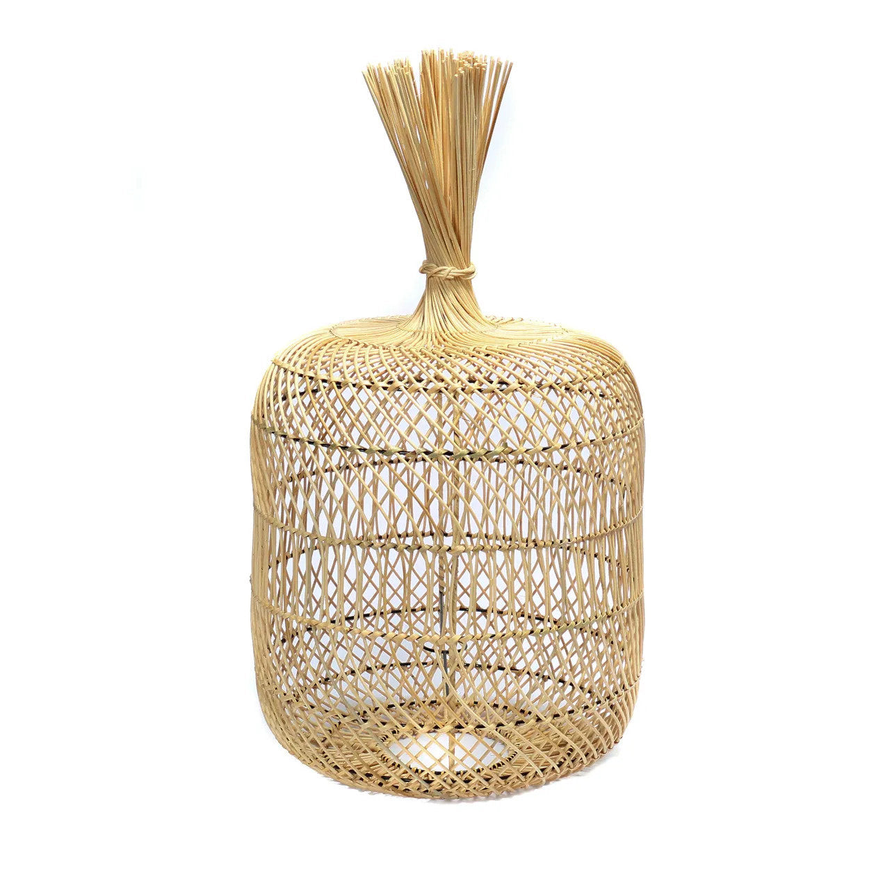 La lampe de sol Dumpling - Suspension - Natural - L