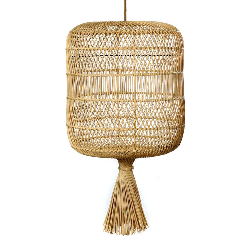 La lampe de sol Dumpling - Suspension - Natural - L