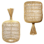 La lampe de sol Dumpling - Suspension - Natural - L
