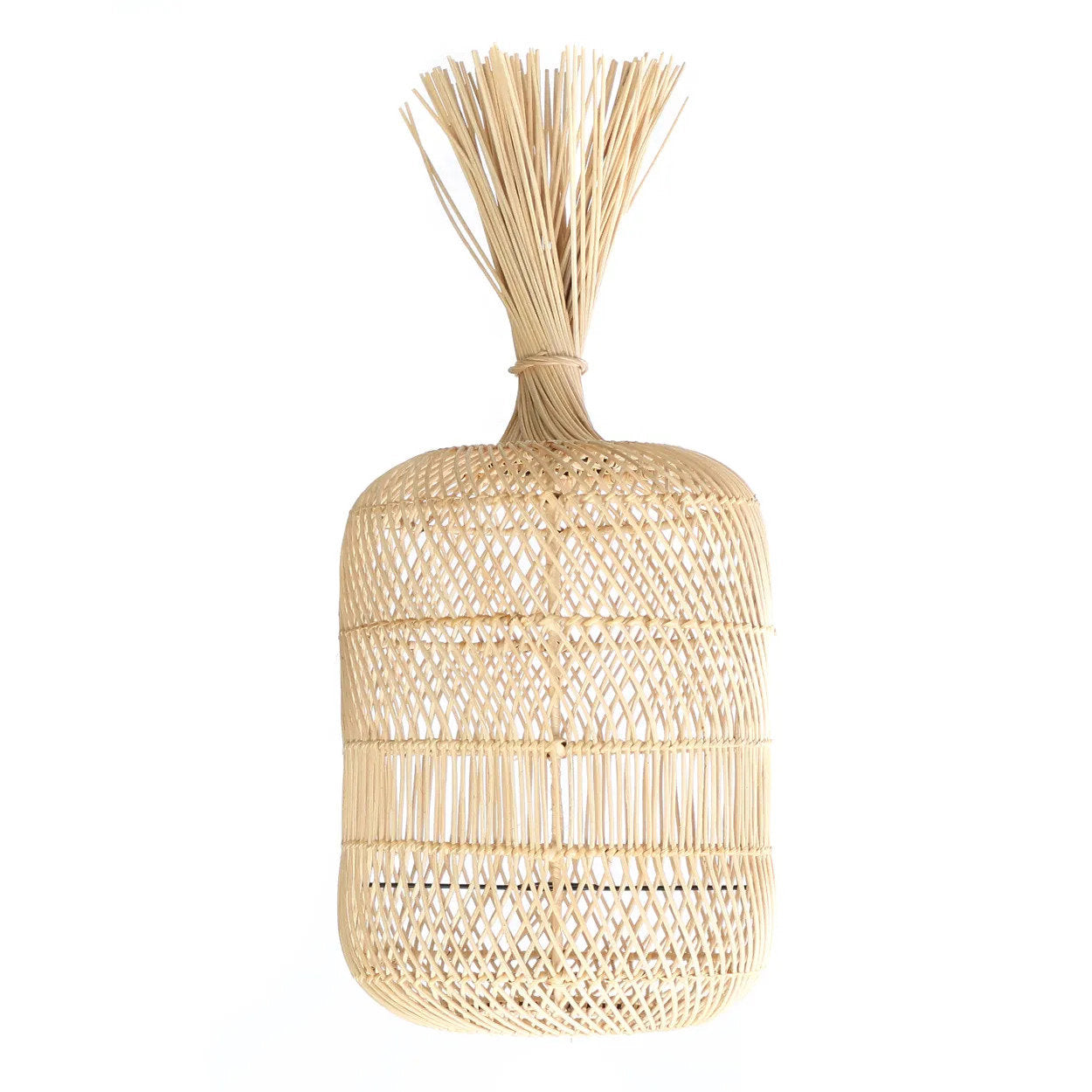 La lampe de sol Dumpling - Suspension - Natural - M