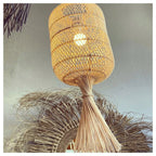 La lampe de sol Dumpling - Suspension - Natural - M