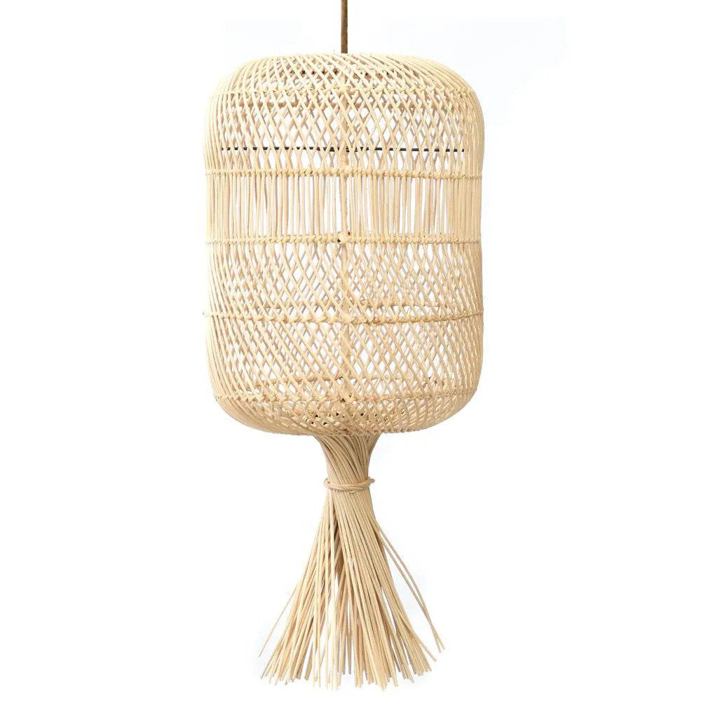 La lampe de sol Dumpling - Suspension - Natural - M