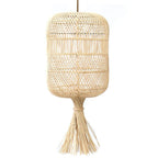 La lampe de sol Dumpling - Suspension - Natural - M