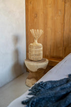 La lampe de sol Dumpling - Suspension - Natural - S